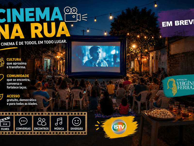 CINEMA NA RUA COM A ISTV